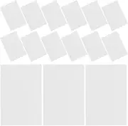 CANIGHT 100pcs Clear Matte Plastic Book Covers Flexible Transparent Protector for Journals Binders Sheet Music Easy to Clean for Students Professionals and Travelers
