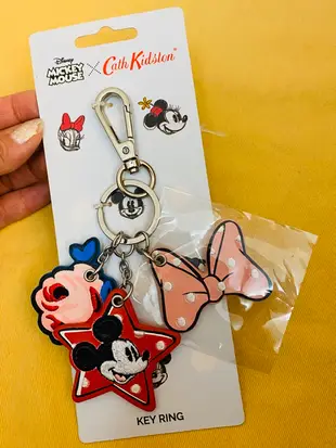 現貨🇬🇧英國皇室 Cath Kidston *迪士尼聯名～米奇 Mickey 迪士尼鑰匙圈 掛飾 吊飾 零錢包 雨傘