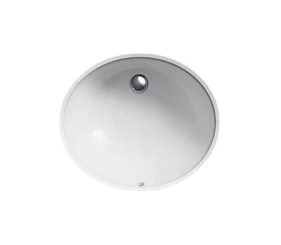 Kohler K-2210-0--Caxton 19-1/4" oval undermount bathroom sink-White