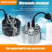 2023 Halloween Mini LED Pumpkin Light Fogger Water Fountain Pond Fog Machine Ato