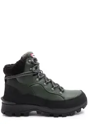 Hunter Explorer Leather Hiking Boots - Khaki - 6 6