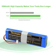 14.4V 3Ah Li-ion Battery for Ecovacs Deebot S01-LI-148-3500 Ozmo 900 901 905 920