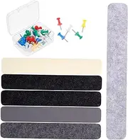 SHINEOFI Felt Bulletin Board Pin Board Letters for Classroom for Wall Cork Strips Decorations