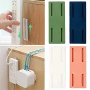 4x Socket Holder Plug Fixer Wall-Mounted Power Strip Holders Punch-free Plugs AU