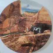 "Wolfpack Of The Ancients" By Julie Kramer Cole Plate #5610C