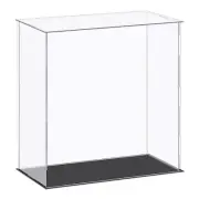 Acrylic Display Case Plastic Box Cube Storage Box Clear 36x16x35.5cm