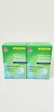 Rite Aid Denture Cleanser Antibacterial Double Action 84 Tablets Each Pack Of 3