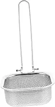 Noodle Basket for Boiling Stainless Steel Mesh Strainer Frying Baskets Handle Versatile Hot Pot Frying Tool Easy to Carry