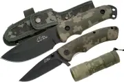 Whetstone Cutlery Rite Edge Military Knife Set with Mini Light wf-1113