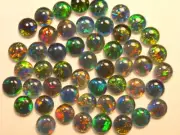 Opal Stones Natural Triplet Parcel Lot 5mm Rounds 50 Piece's. item 200091.