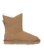 UGG Boots Women Short Australian Sheepskin Wool Suede EVERAU Swanston 2 Panel