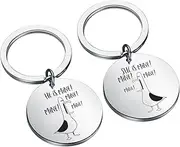 [FAADBUK] Nemo Inspired Bird Seagulls Gift Couple Gift Mine Mine Mine Bird Seagulls Keychain Set for Her Him