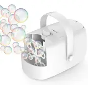iTeknic Bubble Machine, Automatic Bubble Blower, Portable Auto Bubble Maker with