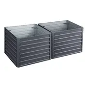 Greenfingers 2x Garden Bed 100x100x77cm Planter Bo