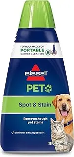 BISSELL 2X Pet Stain & Odor Portable Machine Formula, 32 ounces, 74R7