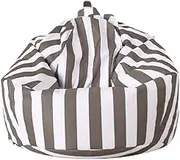 Floating Bean Bag for Pool Outdoor Bean Bag Pouf Cover Without Filler Waterproof Puff Salon Beach Garden Beanbag Chair Corner Seat Puf Sac(Light Grey,D100cm-cover-adults)
