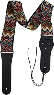 JOINPAYA Knitting Pattern Folk Guitar Strap Comfortable Guitar Belt Durable Breathable Design present for Musicians