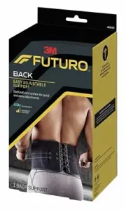 Futuro Back Support Adjustable Lumbar Breathable Comfortable Compression 46820