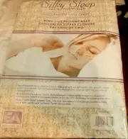 KING SIZE SATIN PILLOWCASES (2) WHITE-NICE & SOFT-LOWEST PRICE ON EBAY XX