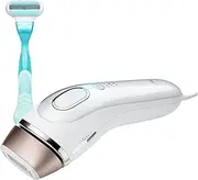 Braun Gillette Venus Silk-Expert IPL 5001 Intense Pulsed Light Face and Body Hair Removal System with Razor