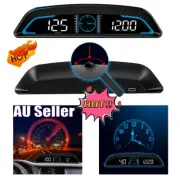 Car HUD Head-Up Display Digital GPS Speedometer Overspeed Alarm AC
