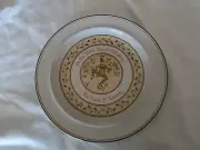 ANCHOR HOCKING TWELVE DAYS OF CHRISTMAS DINNER PLATE TEN LORDS A LEAPING