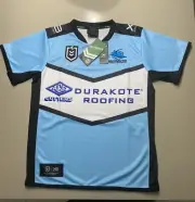 Cronulla Sharks 2019 Home NRL Jersey Male Size Medium X Blades