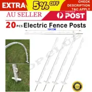 20 Electric Fence Tread In Posts Strip Cell Graze Temporary Yard Tape Wire
