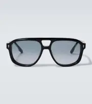 [Jacques Marie Mage] Jacques Marie Mage Leonard flat-top sunglasses One Size black