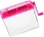 SEWACC Manual Shredder Tool for Home Office Desk Paper Shredder Small Wastebasket for Daily Use
