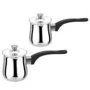 Turkish Coffee Coffee Maker Small Saucepan Portable with Handle Stainless Steel