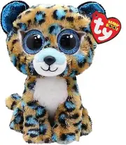 Ty Boo Animals Beanie Boo's-Plush Cobalt The Leopard 15cm-TY36691 TY366