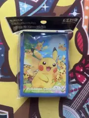 Pokemon Center Card Sleeves - Pikachu - Japanese Import - 64 Count