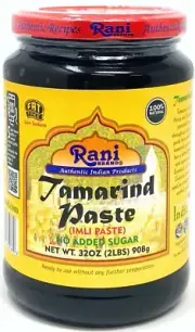 Rani Tamarind Paste Puree (Imli) 32oz (2lbs) 907g Bulk Glass Jar