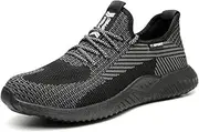 [LIWEGHT] Safety Shoes for Men Women, Slip Resistant Steel Cap Shoes Boot Comfortable Steel Toe Work Shoes Lightweight Safety Shoe Boot for Industrial, Construction