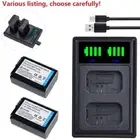 Battery or Charger for Sony NP-FW50 DSC-RX10 ILCE-QX1L ZV-E10 Mirrorless Camera