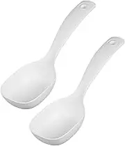Garneck 2-Pack Rice Paddle and Soup Ladle Set - Serving Spoon for Rice Soup and More Essential Kitchen Tools for Home and Restaurant Use