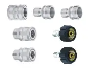 MTM Hydro 24.5024 SRG Premium Stainless Steel Quick Connect Adapter Kit for Sunj