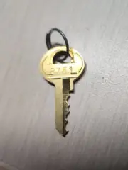Vintage Master Script Lock Co Lion Brass Padlock Key Keys Numbered # P761 NEW