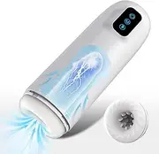 Automatic Male Masturbator with 7 Powerful Thrusting Modes for Stimulation, XCJRPRO Electric Masturbation Cup Pocket Pussy for Man, Adult Sex Toys for Men Male Stroker, Waterproof