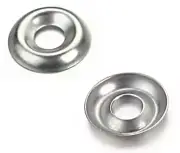 (250) 1/4" Nickel Plated Countersunk/Cup Finishing Washers
