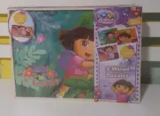 DORA THE EXPLORER 2012 nickelodeon 3 wood puzzles sealed in the box new