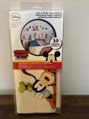 Disney Mickey and Friends 30 Pieces Peel and Stick Wall Decals Removable