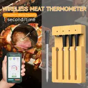 Wireless 4 probe Smart Meat Thermometer Bluetooth Food Thermometer APP control