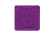 LickiMat Mini Buddy Slow Feeder Mat Freezer Safe for Dogs Purple
