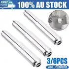 3/6PCS Replacement Toilet Paper Roll Holder Insert Spring Roller Spindle Silver