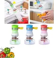 3Pcs Faucet Portable Filter,360 Rotating Water Filter Tap for Kitchen Sink & Bathroom Faucet Extender - Removes Heavy Metals, Hard Water,Activated Carbon Purifier,Kitchen Accessories