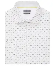 Van Heusen Even Temperature Never Tuck Dress Shirt Haze Size 17-17.5 XL 32-33