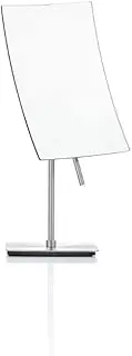 Blomus Vanity Mirror, Nickel-Plated, Steel, Silver, H 29 cm, B 11 cm, T 14 cm