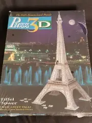 Puzz 3D: Eiffel Tower - 40" x 15-1/2" x 15-1/2" Brand New Factory Sealed 1995
